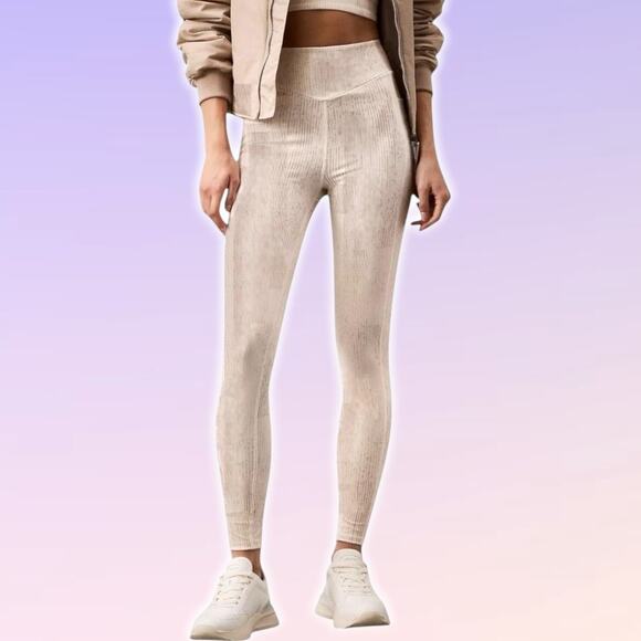 NWT CALVIN KLEIN Soft Stretch Sport Printed 7/8 Legging Size Small - Picture 1 of 6